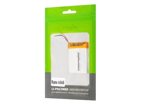 Аккумулятор универсальный 4х34х50 mm 800mAh (3,7V Li-Pol) (Vixion)