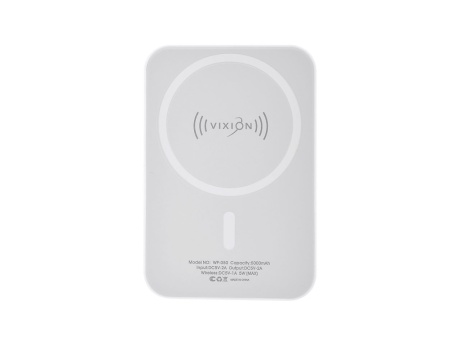 Беспроводное портативное зарядное устройство (Power Bank) VIXION WP-050 5000mAh Magsafe 5W (белый)