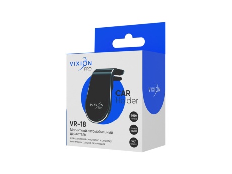 Авто-держатель VIXION PRO VR-18 магнитный в дефлектор (черный)