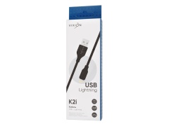 Кабель USB VIXION (K2i) для iPhone Lightning 8 pin (1м) (черный)