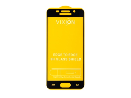 Защитное стекло 6D для Samsung A310F Galaxy A3 (2016) (черный) (VIXION)