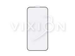 Защитное стекло 3D для iPhone 14 Pro Max (черный) (VIXION)