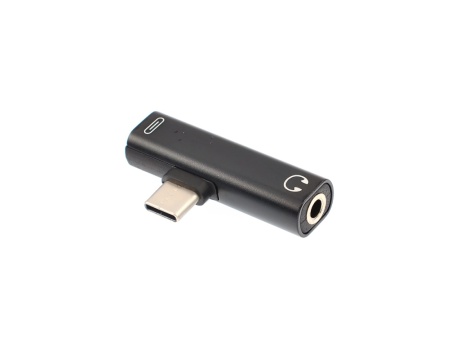 Адаптер VIXION (AD68) Type-C - Type-C - Jack 3.5 (черный)