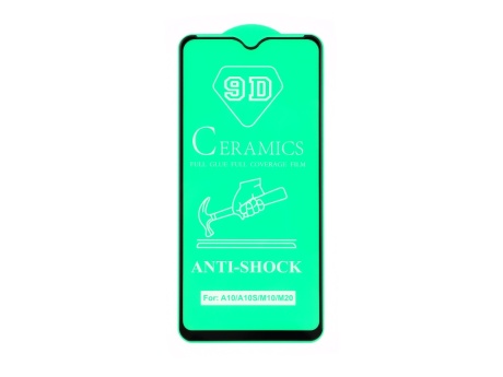 Защитное стекло керамическое для Samsung A105/A107/M105 Galaxy A10/A10s/M10 (черный) (VIXION)