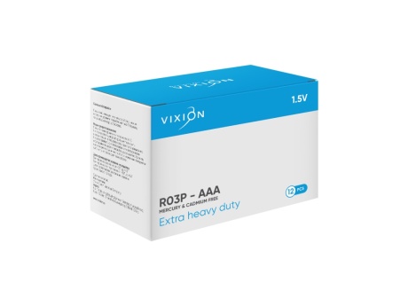 Батарейка Vixion солевая R03P - AAA (блистер 2шт)