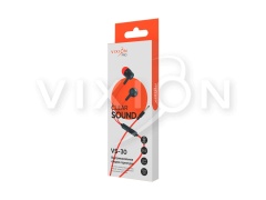 Стереогарнитура внутриканальная VIXION PRO VS-30 Jack 3,5 (красный)