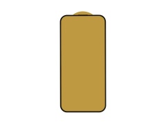 Защитное стекло 6D для iPhone 15 Pro (черный) (VIXION)