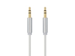 Кабель AUX VIXION (Y-15) 2 x Jack 3,5 (M) спираль (2м) (белый)