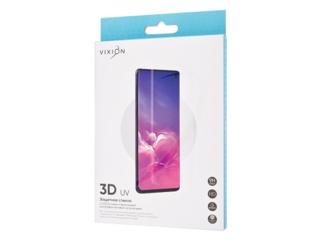 Защитное стекло 3D (UV Glue) для Samsung N970F Galaxy Note10 (клей + УФ лампа) (VIXION)