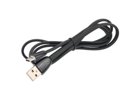Кабель USB VIXION PRO (VX-12c) Type-C силиконовый (1м) (черный)
