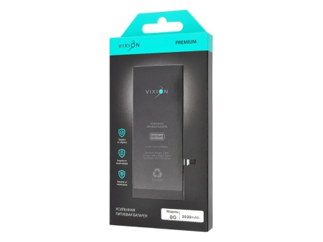 Аккумулятор для iPhone 8 (Vixion) усиленная (2030 mAh) с монтажным скотчем