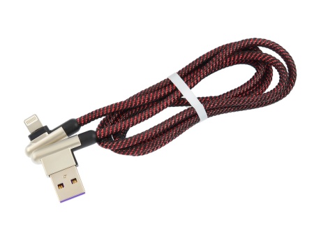 Кабель USB VIXION (K14i) для iPhone Lightning 8 pin (1м) (красный/золото)