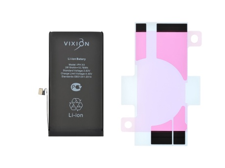 Аккумулятор для iPhone 12/12 Pro (Vixion) (2815 mAh) с монтажным скотчем