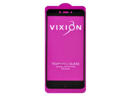 Защитное стекло 6D для Xiaomi Redmi 4A/3/3x/3 Pro (черный) (VIXION)