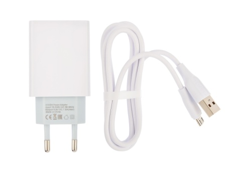 СЗУ VIXION L4m (1-USB/1A) + micro USB кабель 1м (белый)