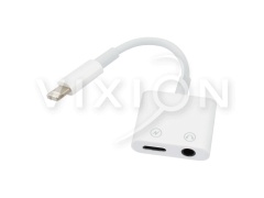 Адаптер VIXION (AD56) Lightning - Lightning - Jack 3.5 (белый)