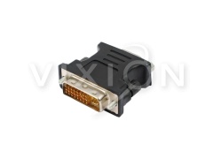 Переходник VIXION AD34 DVI-I (M) - VGA (F) (черный)