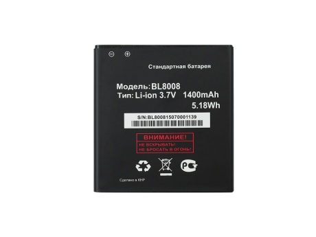 Аккумулятор для Fly FS401 Stratus 1 (BL8008) (VIXION)