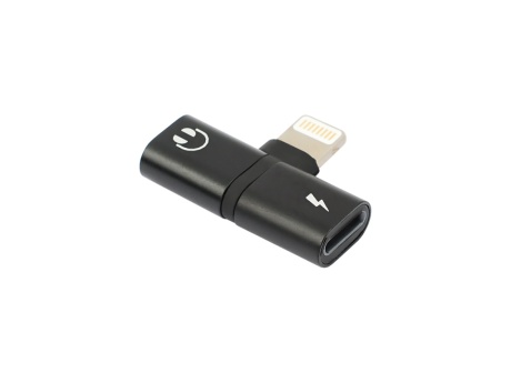 Адаптер VIXION (AD52) Lightning (M) - Lightning (F) - Lightning (F) (черный)