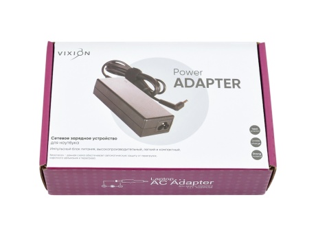Блок питания для ноутбука Acer/Asus/Toshiba/Lenovo 19V 3,42A (5,5*2,5) (VIXION)