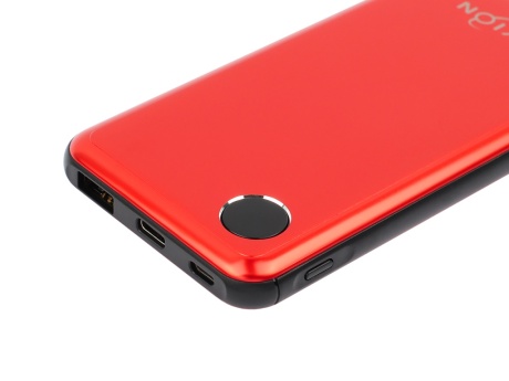 Портативное зарядное устройство (Power Bank) VIXION DP-17 10000mAh (Type-C, USB, MicroUSB) (красный)