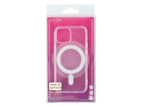 Накладка Vixion для iPhone 13 Mini MagSafe (прозрачный)