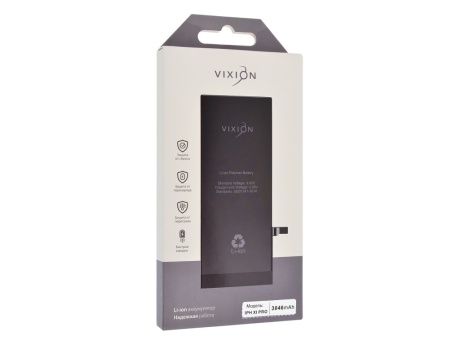 Аккумулятор для iPhone 11 Pro (Vixion) (3046 mAh) с монтажным скотчем