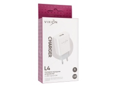 СЗУ VIXION L4 (1-USB/1A) (белый)