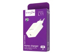 СЗУ VIXION L11 (1-Type-C Power Delivery) 18W (белый)