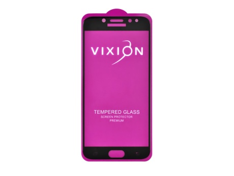 Защитное стекло 6D для Samsung J730F/DS Galaxy J7 (2017) (черный) (VIXION)