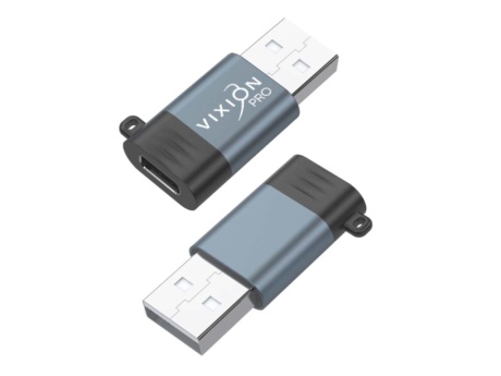 Адаптер VIXION PRO VD-02 Type-C - USB2.0 (серый)