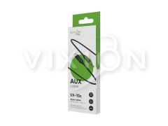 Кабель AUX VIXION PRO (VX-10c) Jack 3,5 (M) - Type-C (черный)