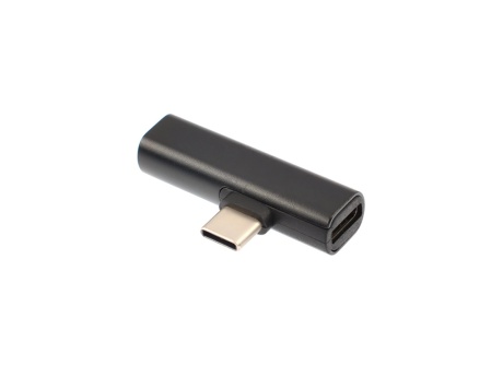 Адаптер VIXION (AD68) Type-C - Type-C - Jack 3.5 (черный)