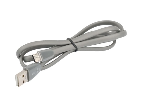 Кабель USB VIXION PRO (VX-12c) Type-C силиконовый (1м) (серый)