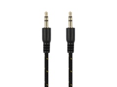 Кабель VIXION CAB50 AUX 3,5 (M) - AUX 3,5 (M) 1.5m (черный)