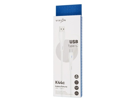 Кабель USB VIXION (K44c Perfume) Type-C (1м) (белый)