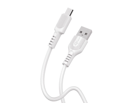 Кабель USB VIXION PRO (VX-01m) microUSB (1м) (белый)