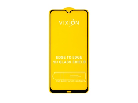 Защитное стекло 6D для Xiaomi Redmi Note 8/Note 8 (2021) (черный) (VIXION)