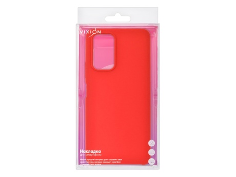 Накладка Vixion для Xiaomi Redmi Note 10 Pro (красный)