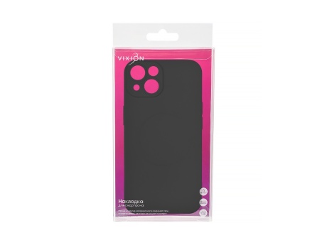 Накладка Vixion для iPhone 14 MagSafe (черный)