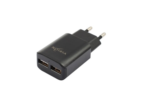 СЗУ VIXION L2 (2-USB/1.2A) (черный)