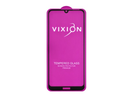 Защитное стекло 6D для Huawei Honor 8A/8A Pro/8A Prime/Y6 (2019)/Y6 Prime (2019) (черный) (VIXION)