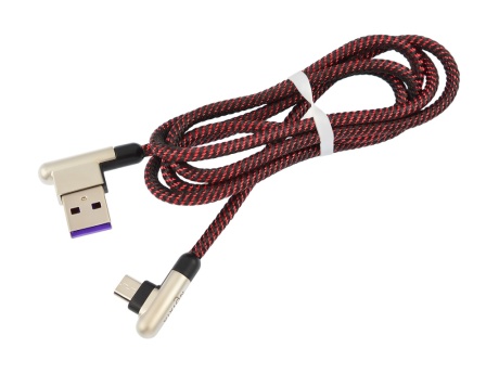 Кабель USB VIXION (K14m) microUSB (1м) (красный/золото)