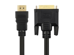 Кабель VIXION CAB13 HDMI (M) - DVI-I (M) 1.2m (черный)
