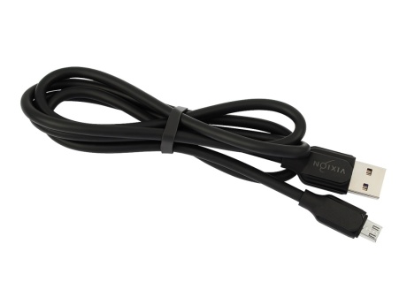 Кабель USB VIXION (K28m) 3,5A microUSB (1м) (черный)
