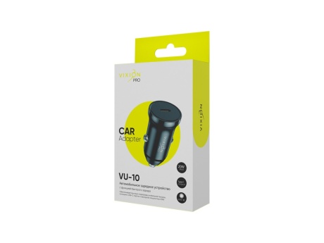 АЗУ VIXION PRO VU-10 (1-Type-C Power Delivery) 20W (черный)