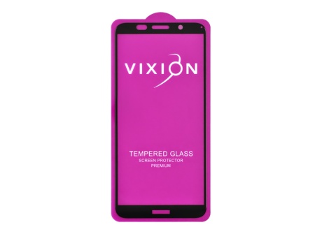 Защитное стекло 6D для Huawei Y5 Prime 2018/7A/7A Prime/7S/Y5 (2018) (2018) (черный) (VIXION)