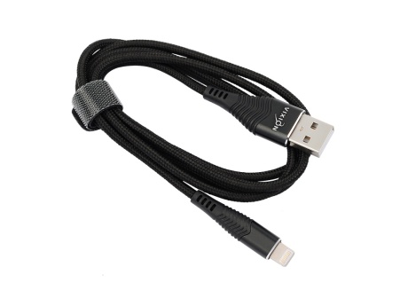 Кабель USB VIXION (K26i) для iPhone Lightning 8 pin (1м) (черный)