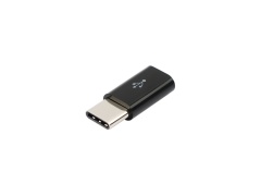 Адаптер VIXION (AD43) micro USB - Type-C (черный)