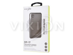 Портативное зарядное устройство (Power Bank) VIXION DP-17 10000mAh (Type-C, USB, MicroUSB) (синий)